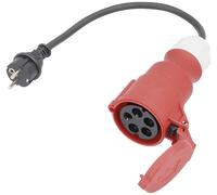 AS Schwabe 61371 alimentation Câble adaptateur 16 A noir 0.3 m H07RN-F 3G 2,5 mm²