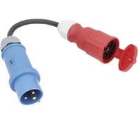 AS Schwabe 61375 alimentation Câble adaptateur 32 A noir 0.3 m H07RN-F 3G 6 mm²