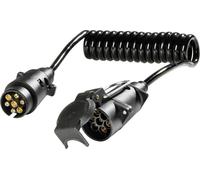 AS Schwabe 61476 Prise mâle pour remorque [prise mâle 7 pôles - prise femelle 7 pôles] plastique