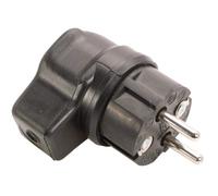 as - Schwabe 62207 Prise murale 230 V en angle, avec protection IP44 pour une utilisation en extérieur type activité industrielle et travaux