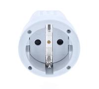 as - Schwabe 62223 Fiche électrique Femelle avec Terre PVC 230 V Gris IP20