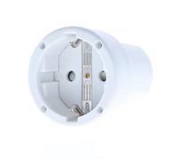 AS Schwabe 62224 Fiche électrique femelle avec terre PVC 230 V blanc