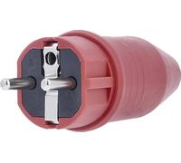 AS Schwabe 62290 Fiche électrique mâle avec terre 230 V rouge