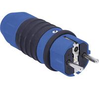 AS Schwabe 62300 Fiche électrique mâle avec terre 230 V noir, bleu IP54