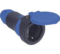 AS Schwabe Fiche électrique femelle 62310 – 230 V avec terre IP54 noir/bleu