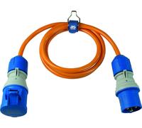 AS Schwabe 62430 Rallonge électrique 16 A Orange 1.5 m (62430)