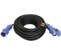 AS Schwabe 63282 alimentation Rallonge 32 A noir 25 m H07RN-F 3G 6 mm²