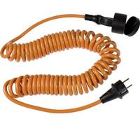 as-Schwabe 70413 Câble électrique orange 5 m fiche secteur type F (70413)