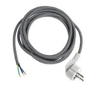 as - Schwabe 87202 cordon pour fer à repasser 3 x 1,0 mm Blanc