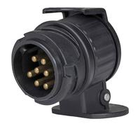 AS Schwabe 60439 Adaptateur pour remorque [prise mâle 13 pôles - prise mâle 7 pôles]