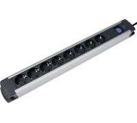 as-Schwabe ALUX 8 prises multiples 1,5 m noir