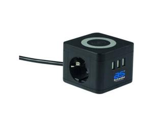 as - Schwabe as-Schwabe Bloc multiprises, 2 prises, IP 20 Quantité:1