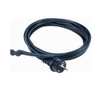 AS-Schwabe Câble Chauffant Anti-Gel - 2 m Avec Thermostat - 230 V, 50/60 Hz - Fiche de Sécurité - 15 W/m - IP44 - Noir I 67010