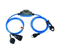 As-Schwabe Compteur électrique conforme ROCO MID, compteur de courant alternatif dans un boîtier en plastique, 5 + 1 chiffres, 230 V/16 A/max. 3500 W, pour l'extérieur, avec languette de suspension,