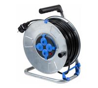 as - Schwabe as-Schwabe Enrouleur de câble métallique 50m, IP20, H05RR-F3G1,5 Quantité:1