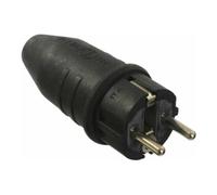 as - Schwabe as-Schwabe Fiche en caoutchouc plein 230V / 10/16A Quantité:1