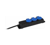as - Schwabe as-Schwabe Multiprise 3 prises sans interrupteur avec couvercle rabattable Quantité:1