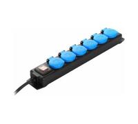 as - Schwabe as-Schwabe Multiprise 6 prises IP44, 1,5 m H07RN-F3G1,5 Quantité:1