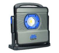 as - Schwabe Acculine 46355 Projecteur multifonction avec adaptateur pour une utilisation avec batteries 14,4 V ou 18 V, boîtier robuste en aluminium avec bordure en silicone, résistance aux chocs