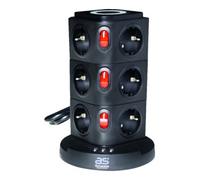 as - Schwabe as-Schwabe Tour multiprises, 12 prises, IP 20 Quantité:1