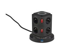 as - Schwabe as-Schwabe Tour multiprises, 8 prises, IP 20 Quantité:1