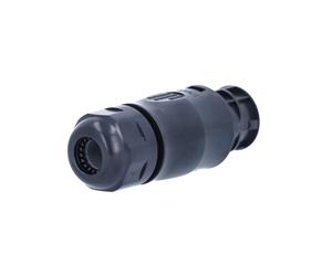 as - Schwabe Betteri BC01 Connecteur micro-onduleur monophasé pour câbles Ø 10-14 mm (jusqu'à 4 mm²), 3 pôles (L,N+PE), 230 V/max. 25 A, -40 °C ~ +85 °C, IP68, 62087