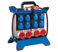 as - Schwabe Bloc d'alimentation portable STECKY DUO 1 - Fiche CEE 400 V/16 A/5 broches - 8 prises Schuko et 4 prises CEE 16 A - Adaptateur mobile - Répartiteur pour intérieur et extérieur - IP44 -