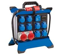 as - Schwabe Bloc d'alimentation portable STECKY DUO 2 - Fiche CEE 400 V/16 A/5 broches - 8 x Schuko, 2 x CEE 16 A, 2 ports USB - Adaptateur mobile - Répartiteur pour l'intérieur et l'extérieur - IP44