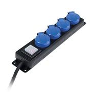 as - Schwabe Bloc de 4 Prises de Distribution avec Interrupteur - 1,5 m
