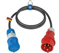 AS Schwabe Câble adaptateur Caravan 61391 – 1,5 m – CEE 400V/16A 5 pôles & 230V/16A 3 pôles IP44
