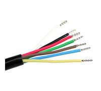 as - Schwabe Câble Automobile 7x1 - Câble Adaptateur 2m | Connexion 12 V pour le camping et la caravane - Câble électrique à 7 pôles - Fabriqué en UE - Noir I 71892