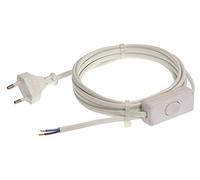 AS Schwabe 70631 alimentation Câble de raccordement blanc 3.00 m