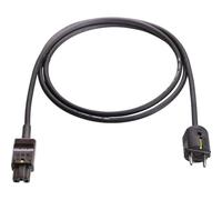 AS Schwabe Câble d'alimentation pour appareils chauds 155 C 2 m H05RR-F 3G1.0 noir IP20 70874