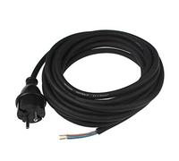 as - Schwabe câble de connexion en caoutchouc 3 m - câble de connexion 230 V / 16 A, H07RN-F 2x1,5 - fiche de contact croisé avec câble - câble d'alimentation avec embouts - IP44 I 70556