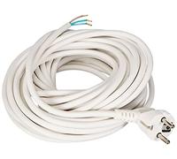 as - Schwabe câble de connexion PVC, 10m H05VV-F 3G1.0, blanc, IP20 utilisation intérieure, 70800