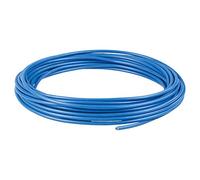 as - Schwabe Câble de raccordement 5 m - H07V-K 2,5 mm² - Conducteur en cuivre fin avec isolation en plastique - Pour câblage de prises et lumières - Bleu - Fabriqué en UE I 30042