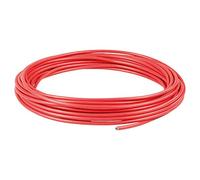 as - Schwabe Câble de raccordement H07V-K de 5 m - 6,0 mm² - Conducteur en cuivre Fin pour câblage, Accessoires électriques et comme câble de véhicule - Câble PVC pour Caravane et Camping - Rouge -