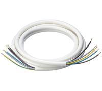 as-Schwabe Câble embout de cuisinière 3,0 m blanc, 1 pce