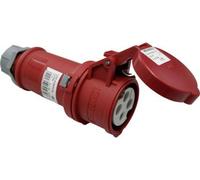 as-Schwabe CEE-coupleur rouge raccordement à vis 400V 16A 4 pôles IP44