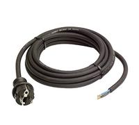 As-Schwabe 70910 Câble de raccordement électrique Caoutchouc 10m H07RN-F 3G1,5, Noir, IP44 Extérieur (Import Allemagne)