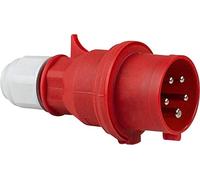 as - Schwabe fiche d'alimentation CEE - 43PNT/16A/400V/5 pôles/6 h - avec Contact vissé pour Le raccordement du câble - protégées Contre Les Corps étrangers et Contre Les Jets d’Eau IP44, 60420