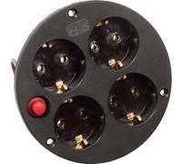AS Schwabe Multiprise 10542 – 4 prises IP20, prise de terre, protection thermique 230 V