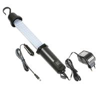 as - Schwabe Lampe LED rechargeable - 200 Lumens / 3 W - 60 LEDs - blanc froid 6400K - batterie NiMH 1800mAh - charge secteur + voiture - magnétique - lampe torche robuste, 42435