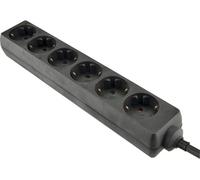 as-Schwabe Multiprise 6x 3,0 m noir