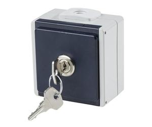 as - Schwabe prise de courant en saillie - 1 module verrouillable - boîtier thermoplastique robuste - IP54, UV-résistant - bornes à vis - pour câbles max 2,5 mm² - Made in Germany, 62461