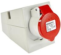 as - Schwabe prise murale CEE 400V / 16A /4 pôles, IP44 asrcial, chantier de construction, 60578