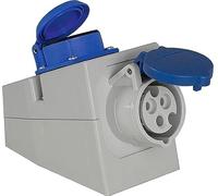 as - Schwabe Prise murale CEE - Embrayage de camping - 230 V, 16 A, 3 broches - Avec prise de terre - Protection IP44 contre les corps étrangers et les projections d'eau - Pour une utilisation en