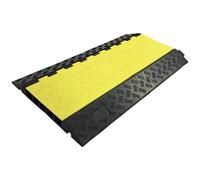 AS Schwabe Protège-câbles 63255 caoutchouc jaune Nombre de canaux: 5 880 mm