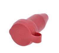 as - Schwabe Raccord de contact de protection rouge - Pour câbles jusqu'à max. 2,5 mm² - Raccord en caoutchouc pour l'extérieur - 230 V/16 A - IP44, 62291