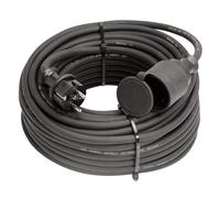 as Schwabe Rallonge câble caoutchouc noir 20m - H07RN-F 3G1,5